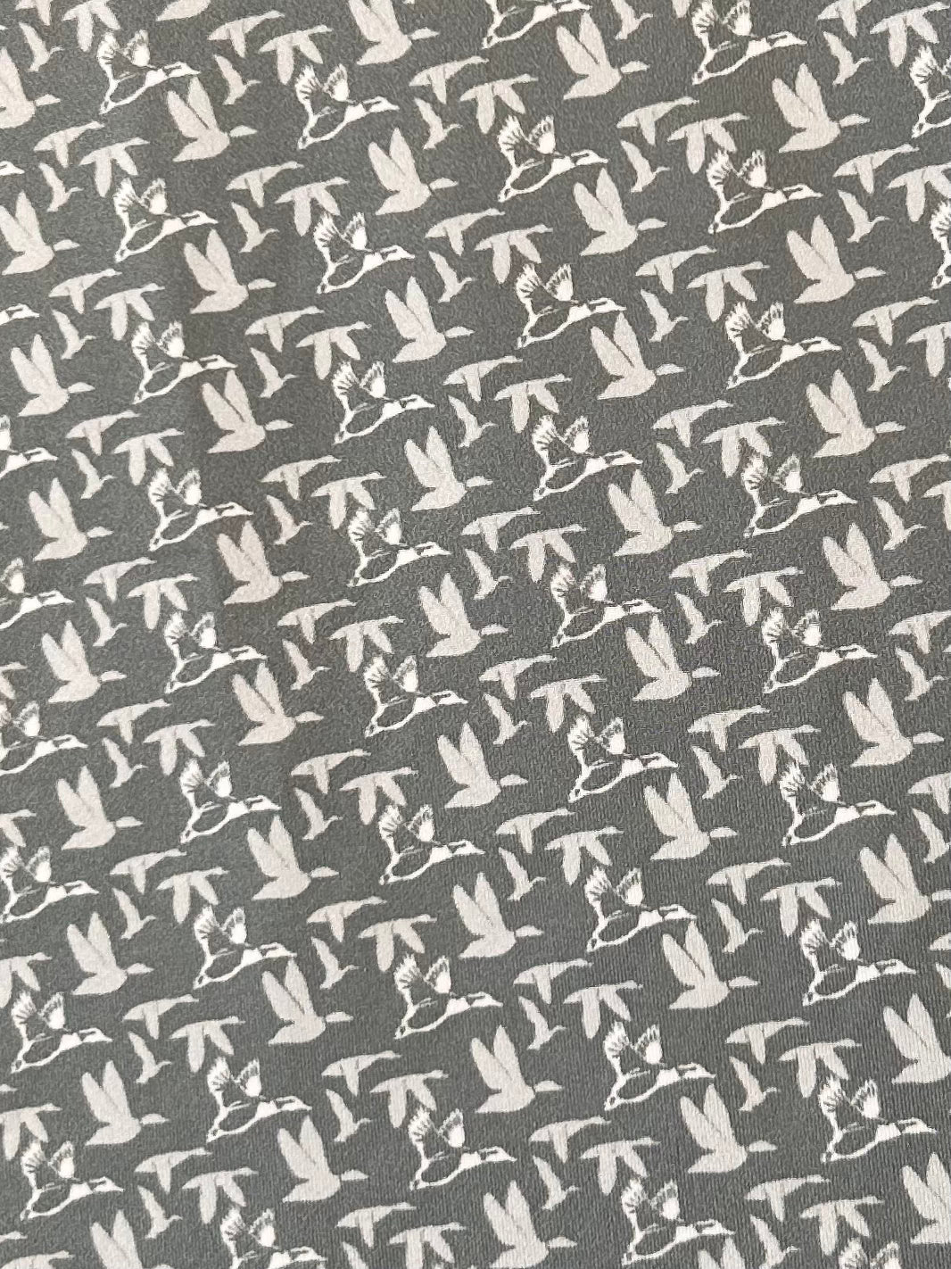 AFW Grey with White Flying Ducks Polo