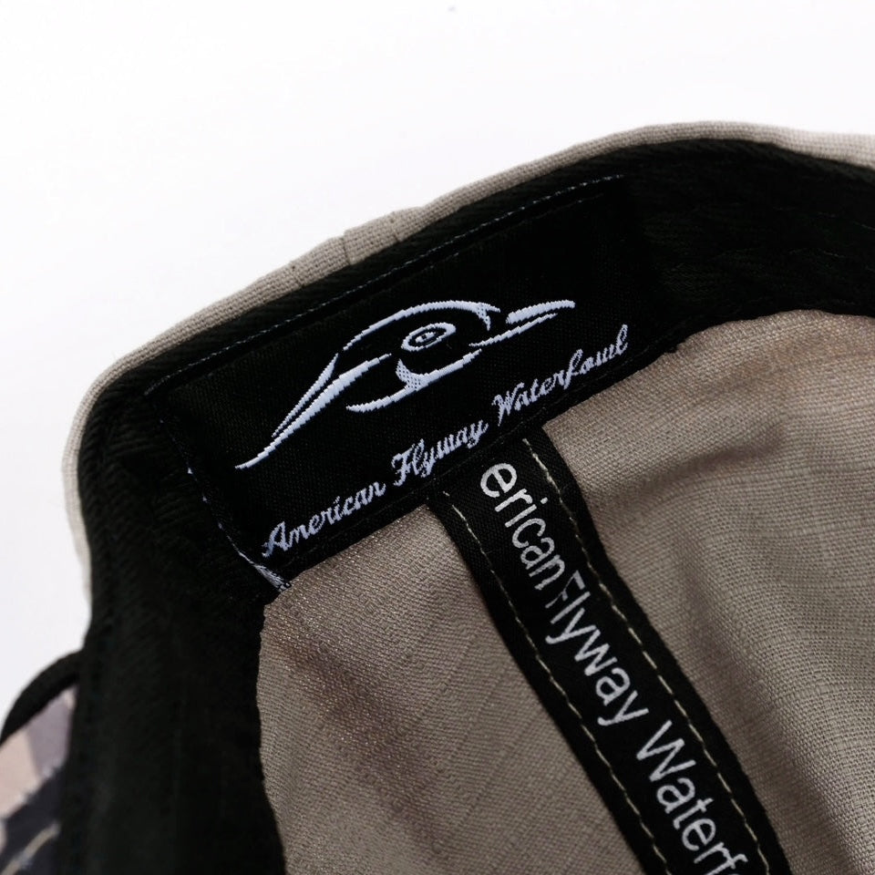 Sandhill Crane Grey Ripstop w Hardwoods II Camo Bill