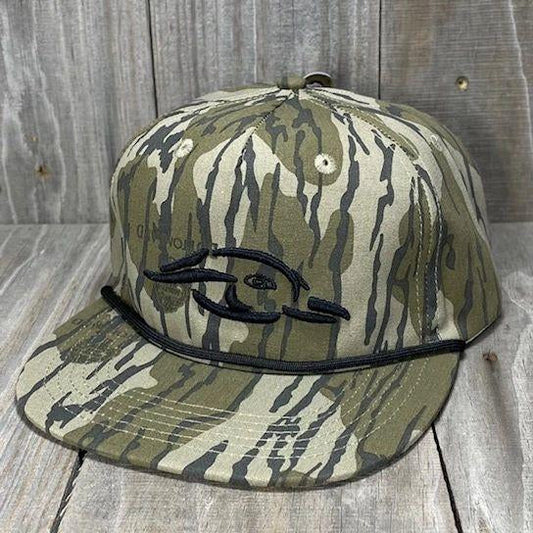 Old Rope Hat Original Bottomland Mossy Oak w- AFW 3D Puff Logo